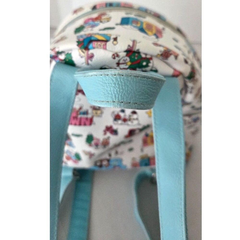 BT21 Retired Holiday Town Mini Backpack White Faux Leather BTS K-Pop - Picture 5 of 8